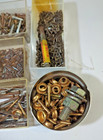 Vintage 3  Lbs Antique And Vintage Screws  Fasteners   Tacks  Rustic Crafts