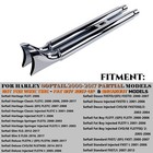 True Dual Fishtail Exhaust For Harley Softail 2000-2017 Model   w  33  Fishtail