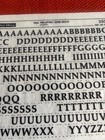 6 Letraset Instant Lettering Transfer Letters 36 Pt Palatino Semi-bold Nice 4