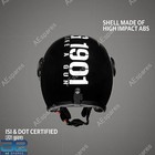 Jet Open Face Mlg Helmet For Royal Enfield Rider Ecs