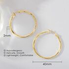 Large Gold Hoop Earrings 14k Gold Hoop Earrings For Women 14k Gold Earrings 