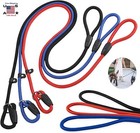 Dog Nylon Adjustable Loop Slip Rope 4ft  Leash Lead Training Choke Pet Collar Us
