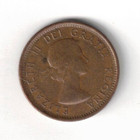 1955 Canadian Circulated One Cent Elizabeth Ii   Maple Leaf Coin 