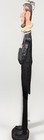 Vintage Large 33  Tall Wood Hand Carved Abraham Lincoln Folk Art