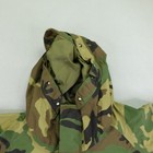 Vintage Us Army Jacket Large Long Green Woodland Camo Parka Cold Weather Coat  