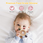 Baby Teething Toys For 0-6 6-12 Months  Bpa Free Baby Teether Sensory Toys 