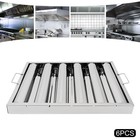 6pack Stainless Steel Hood Filters Commercial Exhaust Hood Home Restaurant Hotel