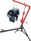 1000lbs Hydraulic Pickup Truck Crane 360   Hoist Lift 2  Hitch Receiver Lifter