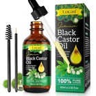 Jamaican Black Castor Oil - 100  Pure And Organic  Cold Pressed In Glass Bottles