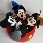 Disney Store 70th Anniversary Mickey Mouse Bean Bag Plush Set W  Tags     1998