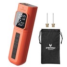  P200 Electric Ball Pump 2000mah Sports Air Pump With Digital Vivid Orange