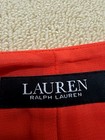 Lauren Ralph Lauren Red Cape Georgette Cocktail Dress Sz 2 Long Sleeve