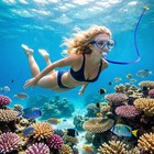 Swimming Snorkel  Underwater Breathing Tube With Float Head  Long Swim Breathing