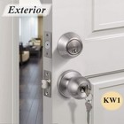 Lever Exterior Door Lock Mobile Home Stainless Steel Door Knob And Deadbolt Set