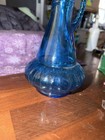 1973 Vintage I Dream Of Jeannie Blue Glass Jim Beam Liquor Decanter Genie Bottle
