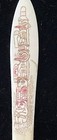 Vtg Scrimshaw Letter Opener Totem Pole