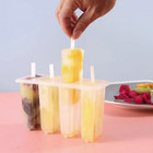 1pc 4-link Popsicle Mold With Lid Homemade Ice Cream   Ice Lolly Maker - New