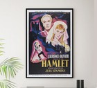 Hamlet 1948 - Laurence Olivier - France - Classic Movie Poster