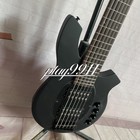 Music Man Bongo Bass Guitar Electric Matt Black Hh Pickups Mooon Inlay Fast Ship