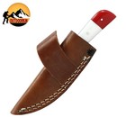6 5  Genuine Damascus Steel Full Tang Hand Made Hunting Knife Multi Resin Handle