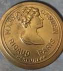 Antique C1919 Mary Garden Rigaud Paris Brass Powder Compact Empty 2 5    Beautiful
