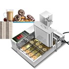 Kolice 90  New 4 Rows Production Donuts Frying Machine  Mini Doughnut Maker