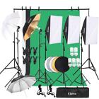 30pcs Photo Studio Photography 45w Light Kit Umbrella Softbox Backdrop Stand Set