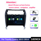 Carplay Android Auto Radio Stereo For Toyota Camry 2012-2014 Linux System Cam