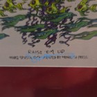 Marq Spusta Matted   Framed Art Print Titled  raise  em Up  Frog  Portrait
