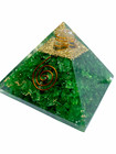 Spiritual Elementz Reiki Charged Chakra Healing Green Aventurine Orgone Pyramid