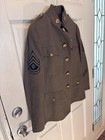 Antique Ww1 Era Us Army Military Doughboy Wool Tunic Jacket W  Sergeant Patches