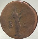 Ancient Roman Coin 117-138ad Emperor Hadrian Genuine Coin Rome As