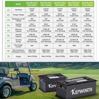 72v 105ah Golf Cart Lithium Lifepo4 Battery Club Car 200a Bms 20000  Deep Cycle