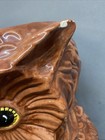Owl Umbrella Stand Walking Cane  Stick Holder Big Vase 20    Vtg Read Description
