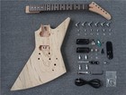Diy Explorer Style  Electric Guitar Kit Mahogany Body Neck  Rosewood  pex-819 