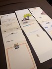 Letterhead 20 Sheets Of Sampler V64 Vintage Stationery Unused Lot