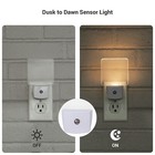 Dewenwils 4 Pack Plug-in Led Night Light Light Sensor Automatic On Off Nightligh