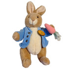 Vintage Eden Peter Rabbit Plush Beatrix Potter Collectible Blue Coat Style 30550