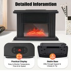 Electric Fireplace Heater Air Heater Infrared Fireplace Stove W  3d Flame Effect