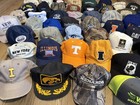 Mixed Lot Of 50  Vintage   Modern Snap Back Hats- Sports  Automotive  Industrial