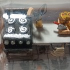 Tiny Town Home Goodies Handmade Kitchen Set In Glass Jar dream Jar   1pc
