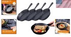 Versatile Pre-seasoned Cast Iron Frying Pans - Ideal For Stovetop  Oven   Grill