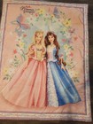 Barbie Princess And The Pauper Blanket Rare Erika Anneliese L 44 Inch W 33 Inch 