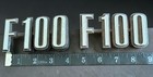 1973-1979 Ford F100 Fender Emblem 4  Oem D4tb-16702-aa Badge Trim - Pair