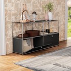 New Accent Modern Storage Cabinet Sideboard Metal W  Doors Usm Haller Furniture