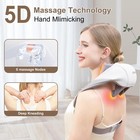 Mulukiss Neck And Shoulder Massager Soothing Heat Deep Tissue Kneading Shiatsu