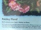 Wonderart Caron Paisley Floral Latch Hook Rug Kit 30  X 50  Jmb23 Black Backgrnd