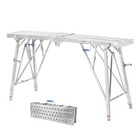  Folding Scaffolding Portable Work Platforms Step Ladder Height Adjustable