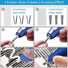Afmat Electric Eraser  140 Eraser Refills  Electric  Assorted Number Of Itemss 