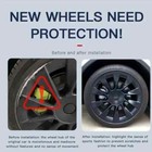 For Tesla Model Y 2007-2012 Patch Luminous Wheel Cover Car Abs Wheel Protection